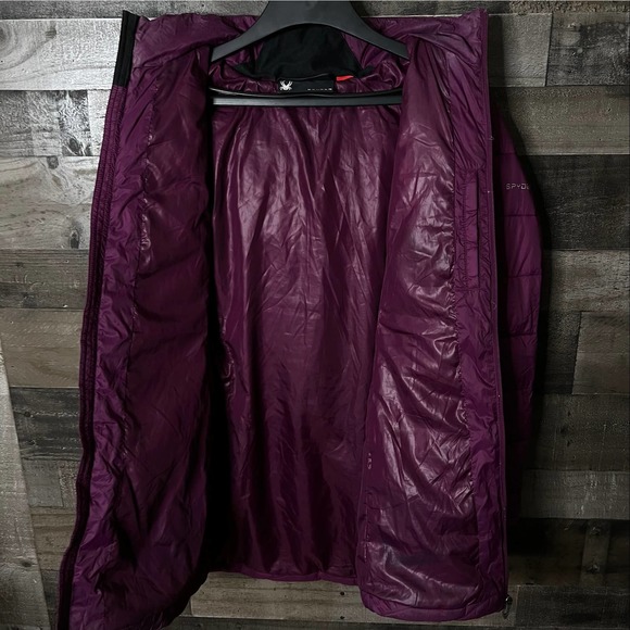 SOLD Spyder Boundless Hooded Puffer Jacket Large - Picture 5 of 6